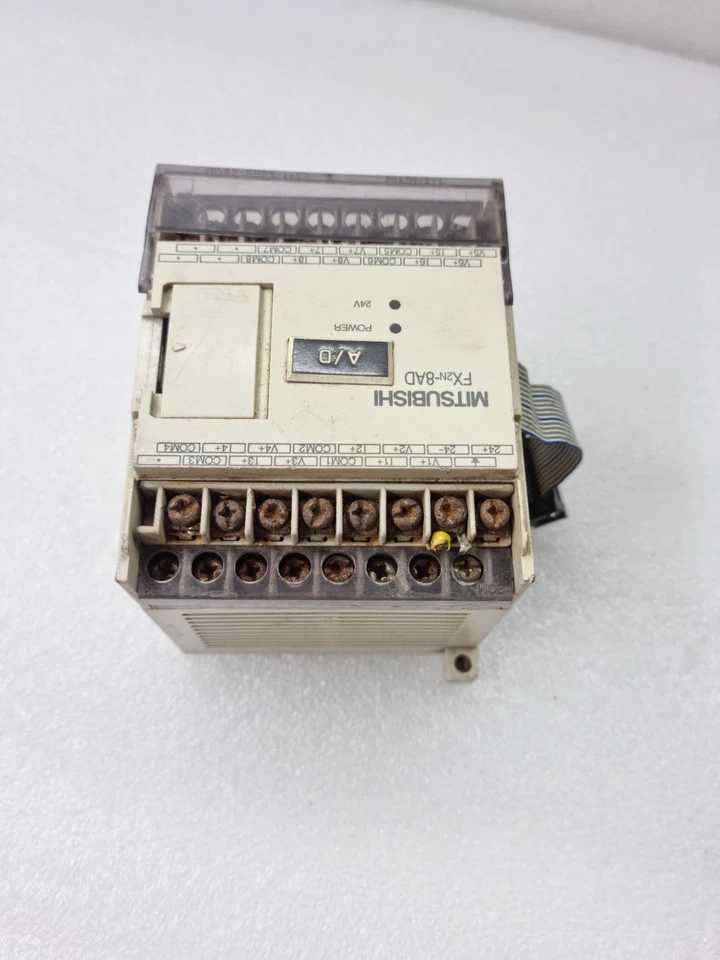 MITSUBISHI FX2N-8AD PLC PROGRAMMABLE CONTROLLER 24VDC (USED WORKING) MADE-JAPAN